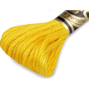 Vyšívací příze DMC Mouliné Spécial Cotton Varianta: 444 Vibrant Yellow, Balení: 1 ks