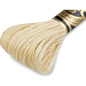 Vyšívací příze DMC Mouliné Spécial Cotton Varianta: 677 Pastel Yellow, Balení: 1 ks