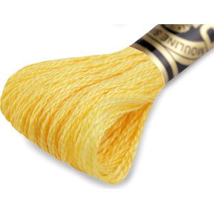 Vyšívací příze DMC Mouliné Spécial Cotton Varianta: 726 žlutá šafránová, Balení: 1 ks