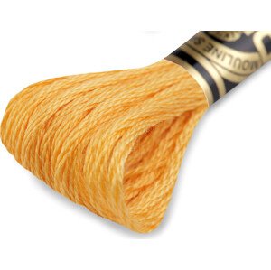 Vyšívací příze DMC Mouliné Spécial Cotton Varianta: 728 žlutobéžová tm, Balení: 1 ks