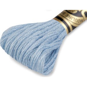Vyšívací příze DMC Mouliné Spécial Cotton Varianta: 827 Dream Blue, Balení: 1 ks