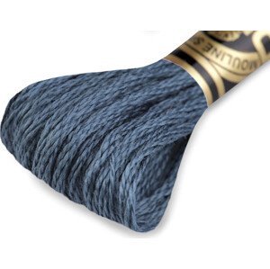Vyšívací příze DMC Mouliné Spécial Cotton Varianta: 930 modrá legie, Balení: 1 ks