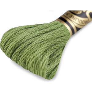 Vyšívací příze DMC Mouliné Spécial Cotton Varianta: 3347 zelená stepní tmavá, Balení: 1 ks
