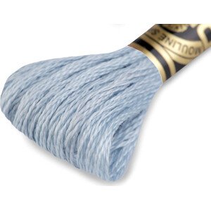 Vyšívací příze DMC Mouliné Spécial Cotton Varianta: 3752 modrá ledová světlá, Balení: 1 ks