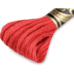 Vyšívací příze DMC Mouliné Spécial Cotton Varianta: 3801 červená rumělka, Balení: 1 ks