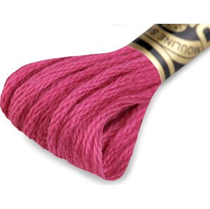 Vyšívací příze DMC Mouliné Spécial Cotton Varianta: 3804 růžová sytá tmavá, Balení: 1 ks