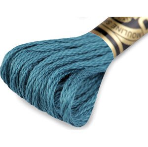 Vyšívací příze DMC Mouliné Spécial Cotton Varianta: 3809 modrozelená tm, Balení: 1 ks