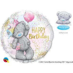Qualatex QL 18" Tatty Teddy Birthday fóliový balónek