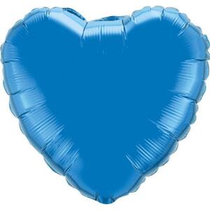 Flexmetal Fóliový balónek 18" FX - "Srdce" (modrý)