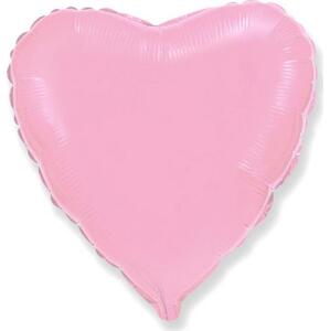 Flexmetal Fóliový balónek 18" FX - "Heart" (jemně růžový)