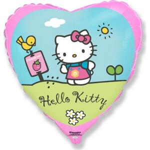 Flexmetal Fóliový balónek 18" FX - "Hello Kitty na zahradě