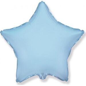 Flexmetal Fóliový balónek 18" FX - "Star" (modrý jemný)