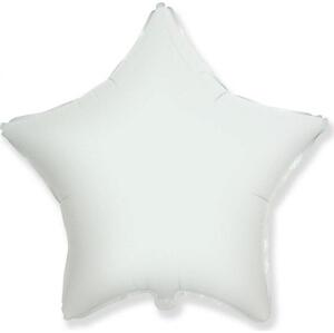 Flexmetal Fóliový balónek 18" FX - "Star" (bílý)