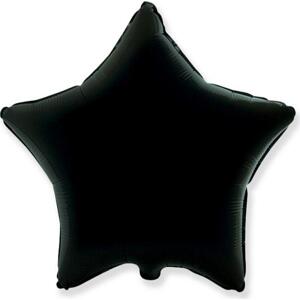Flexmetal Fóliový balónek 18" FX - "Star" (černý)