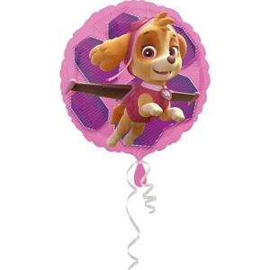 Amscan Fóliový balónek 18" CIR - "Tlapková patrola Pink Skye & Everest