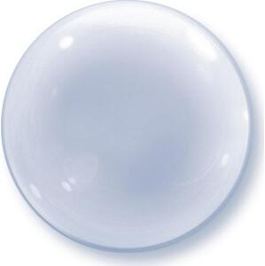 Qualatex Balónek fóliový 20" QL Bubble Deco "Transparent" ST ASSORT