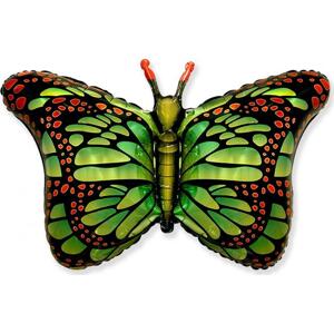 Flexmetal Fóliový balónek 24" FX - "Monarch Butterfly" (zelený)