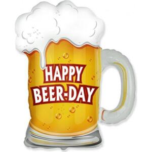 Flexmetal 24palcový fóliový balónek FX - Hrnek: Happy Beer-Day