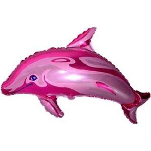 Flexmetal Fóliový balónek 14" FX - "Dolphin - blob" (růžový)