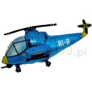 Flexmetal Fóliový balónek 14" FX - "Helicopter" (modrý)
