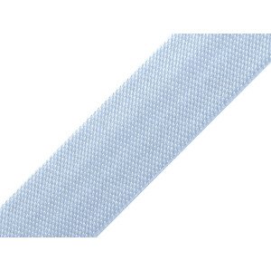 Šikmý proužek saténový šíře 15 mm zažehlený Varianta: 2182 modrá ledová, Balení: 1 m