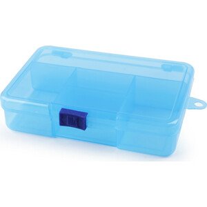 Plastový box / zásobník 3,3x9,5x14,5 cm Varianta: 4 modrá, Balení: 1 ks