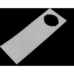 Plastová kanava / mřížka vyšívací záložka do knihy 8,7x24,8 cm Varianta: bílá, Balení: 1 ks