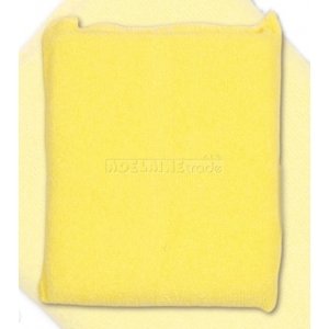 Houbička na mytí s froté obalem - krémově žlutá