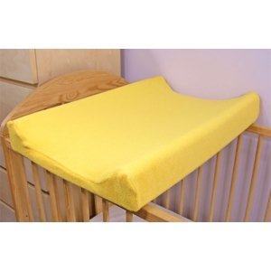 Baby Nellys Jersey potah na přebalovací podložku, 60cm x 80cm - žlutý