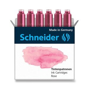 Inkoustové bombičky Schneider, 6 ks růžové