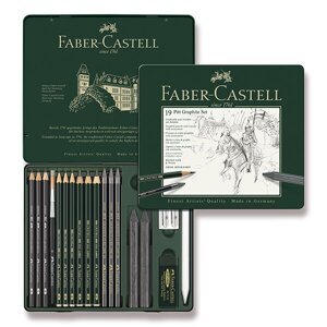 Grafitová tužka Faber-Castell Pitt Graphite sada 19 kusů