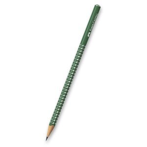 Grafitová tužka Faber-Castell Sparkle - perleťové odstíny zelená