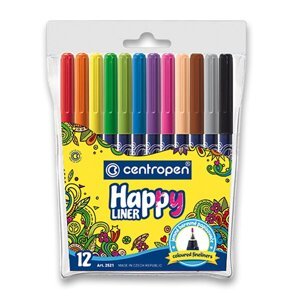 Linery Centropen Happy Liner 2521 12 barev