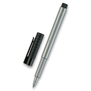 Popisovač Faber-Castell Pitt Artist Pen Metallic stříbrný