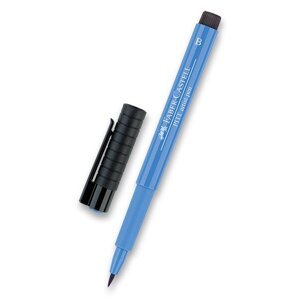 Popisovač Faber-Castell Pitt Artist Pen Brush - modré odstíny 120