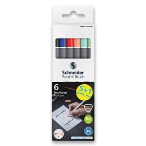 Popisovač Schneider Paint-it 070 Brush sada 6 ks