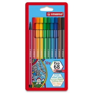 Fixy Stabilo Pen 68 10 barev