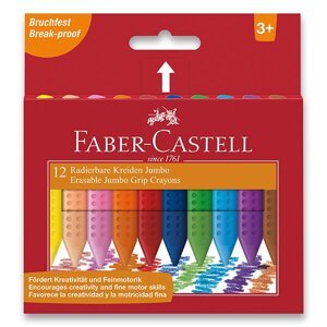 Voskové pastelky Faber-Castell Colour Grip Jumbo 12 barev