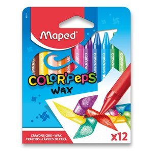Voskovky Maped Color'Peps Wax 12 barev, trojhranné