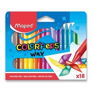 Voskovky Maped Color'Peps Wax 18 barev, trojhranné