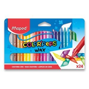 Voskovky Maped Color'Peps Wax 24 barev, trojhranné