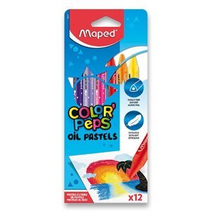 Olejové pastely Maped Color'Peps Oil Pastels 12 barev