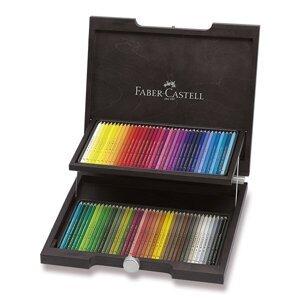 Pastelky Faber-Castell Polychromos 110072 dřevěná kazeta, 72 barev