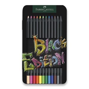 Pastelky Faber-Castell Black Edition 12 barev