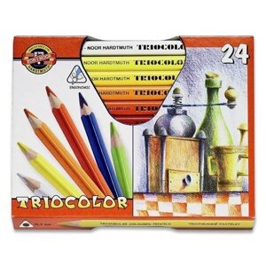 Pastelky Koh-i-noor 3154/24 Triocolor Jumbo 24 barev