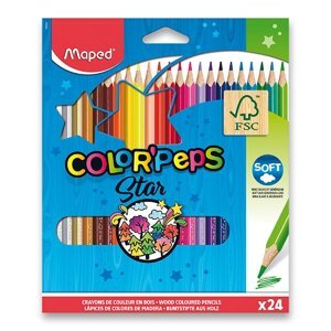 Pastelky Maped Color'Peps 24 barev