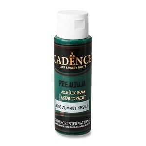 Akrylové barvy Cadence Premium smaragdová