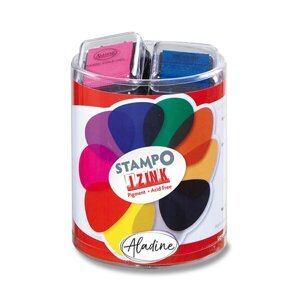 Razítkové barevné polštářky základní barvy