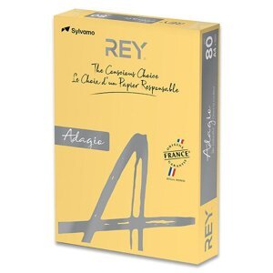 Barevný papír Rey Adagio žlutý - buttercup