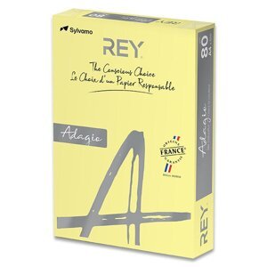 Barevný papír Rey Adagio žlutý